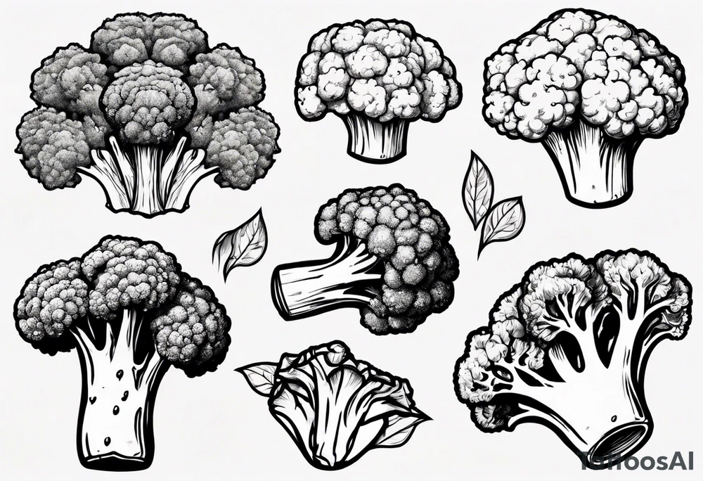 broccoli tattoo idea