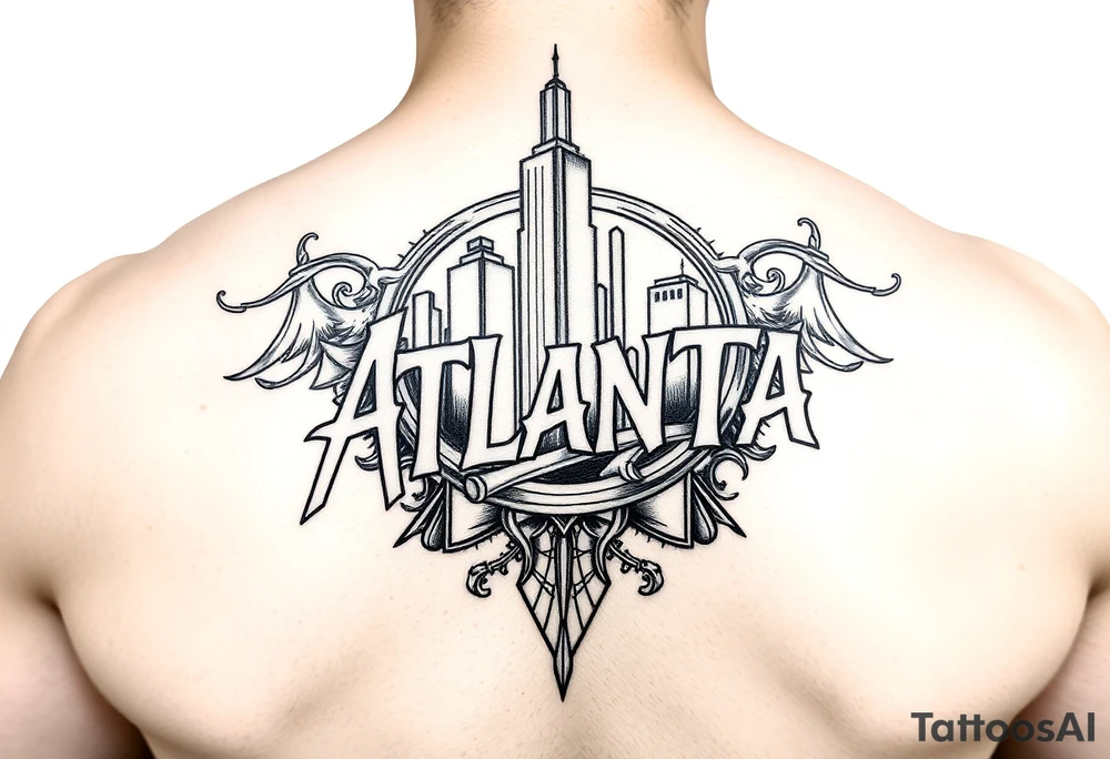 Atlanta Themed tattoos tattoo idea