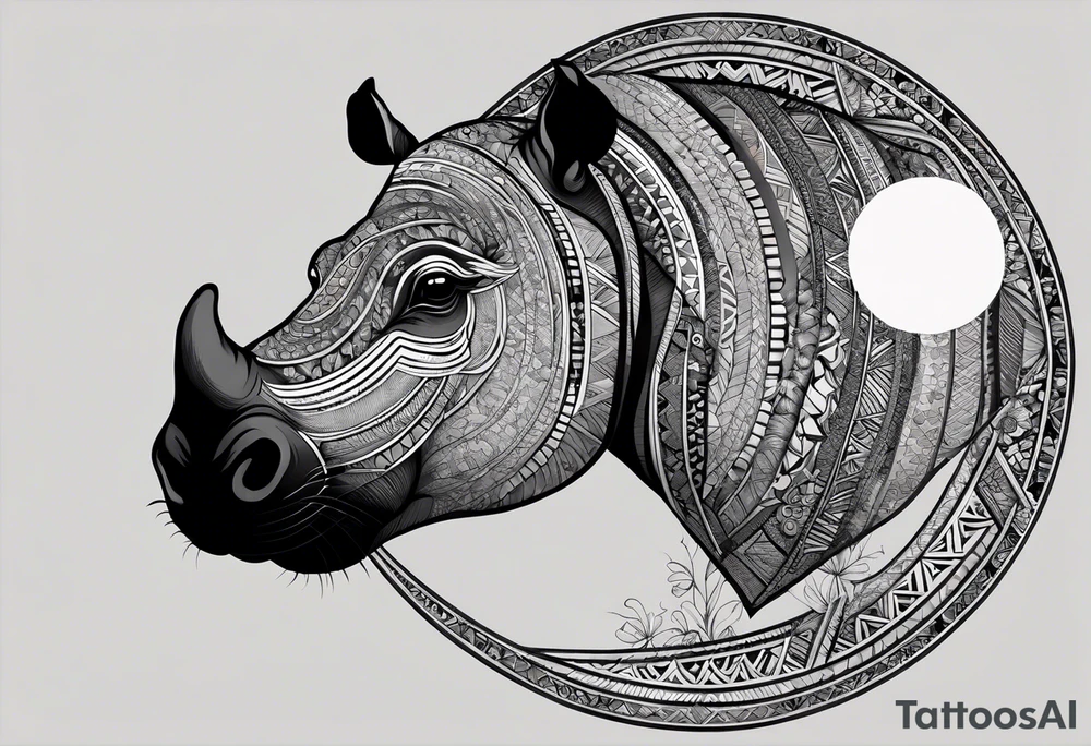 Very asymmetrical, +geometric pattern, with realistic full moon, with hippo at side look, +tribal, +geometric, +inkart , +blackwork, +grey scale, + sketch
with wintersweet flower bud, +inkart touch, +for men, detailed , combined favourite tattoo idea
