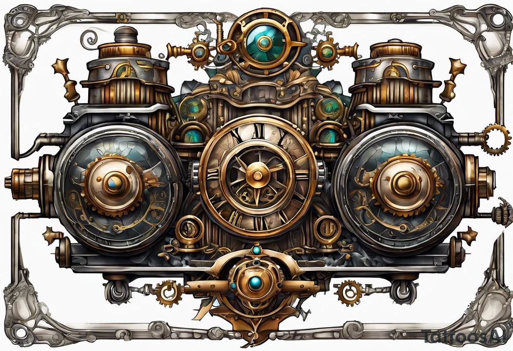 Steampunk tattoo idea