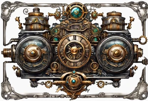Steampunk tattoo idea