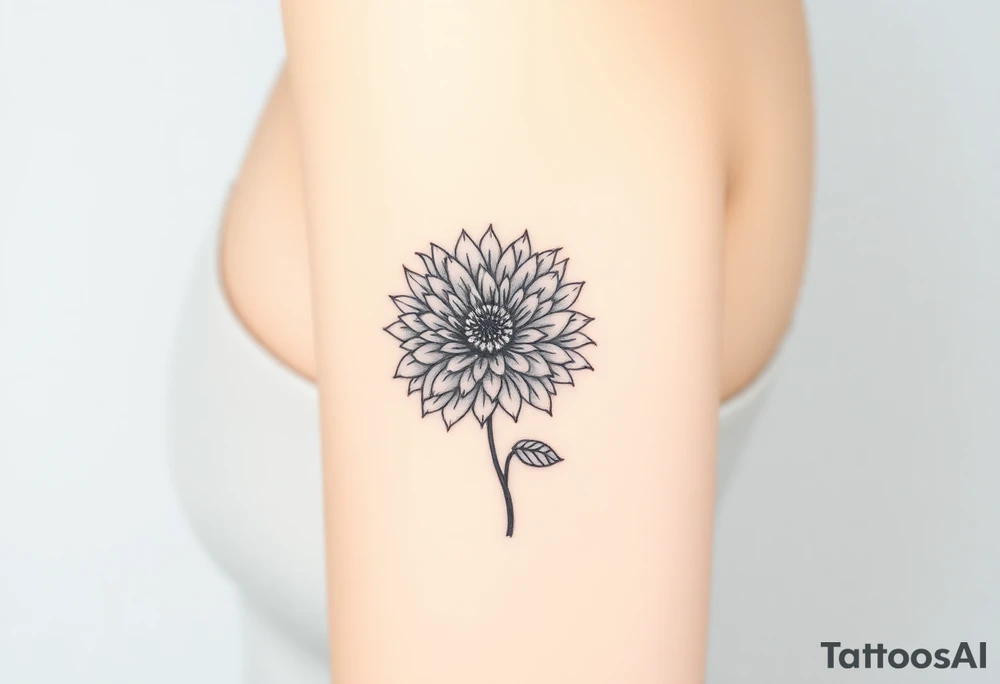 chrysanthemum tattoo idea