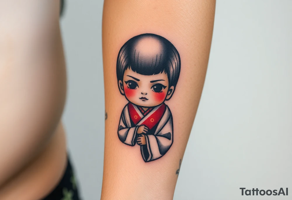 Kokeshi doll tattoo idea
