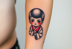 Kokeshi doll tattoo idea