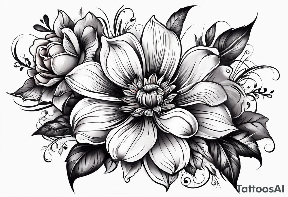 Flowers tattoo tattoo idea
