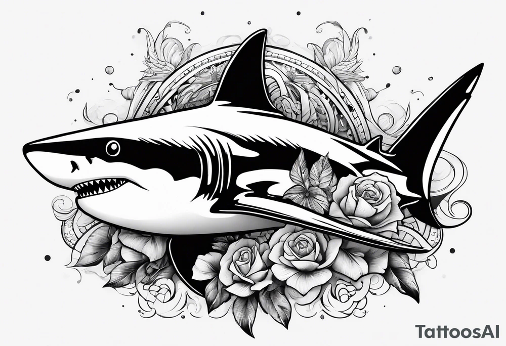 Shark tattoo idea