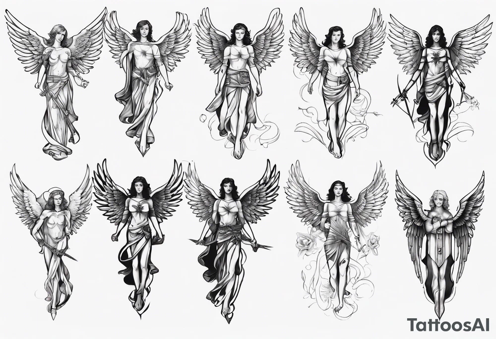Archangel tattoo idea
