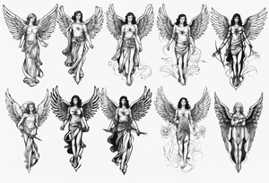Archangel tattoo idea