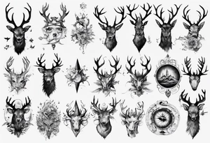 Hirsch tattoo idea