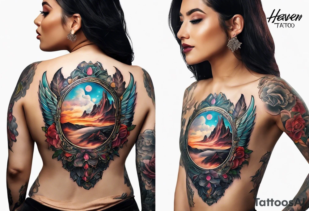 heaven tattoo idea