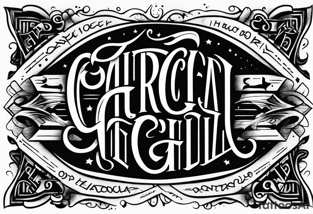 Garcia tattoo idea