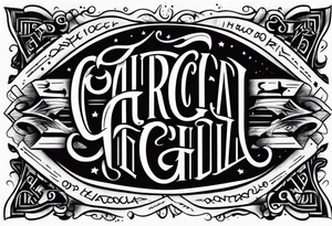 Garcia tattoo idea