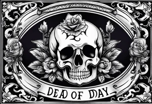 dead of day icon, rectangle tattoo idea