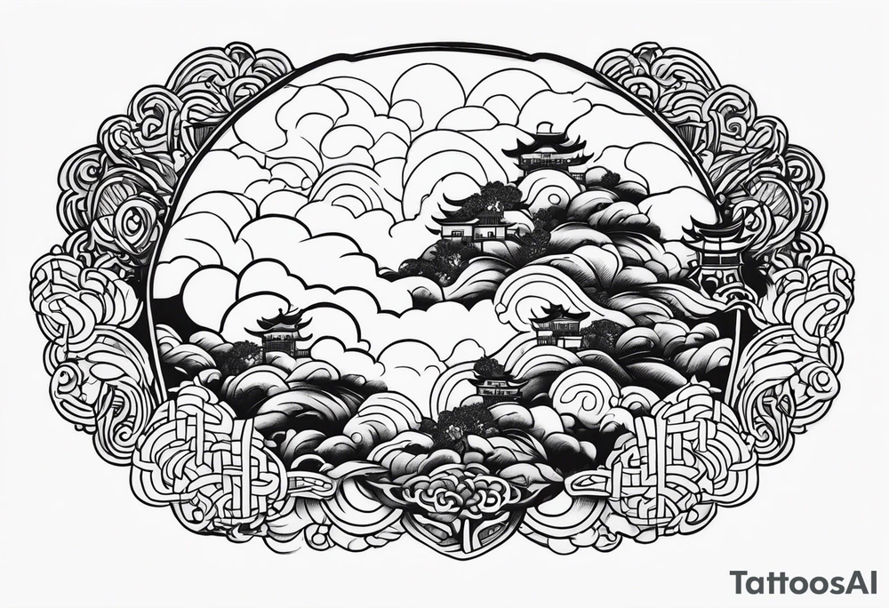 chinesecloud, hands tattoo idea