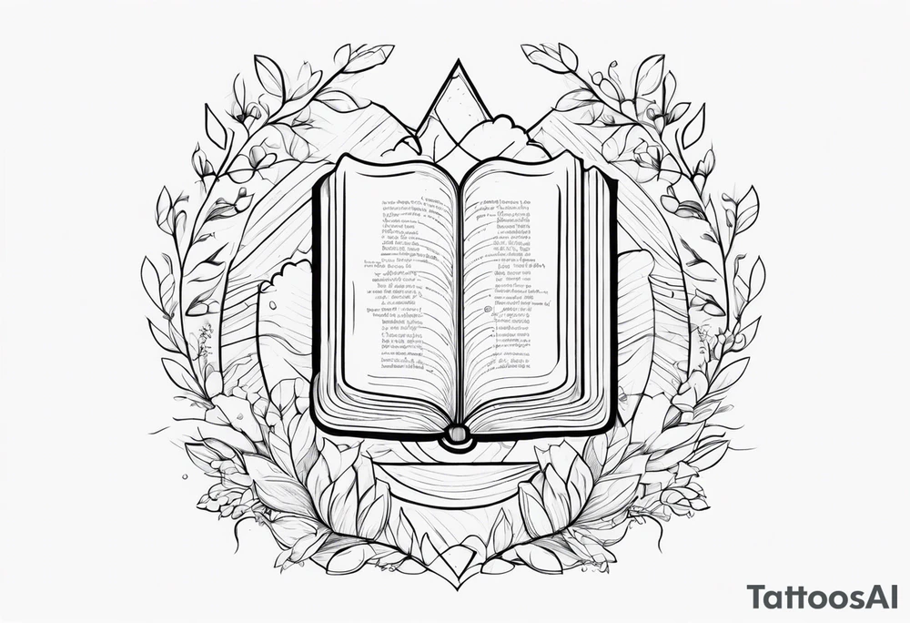 shoulder tattoo bible tattoo idea