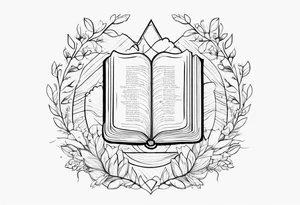 shoulder tattoo bible tattoo idea