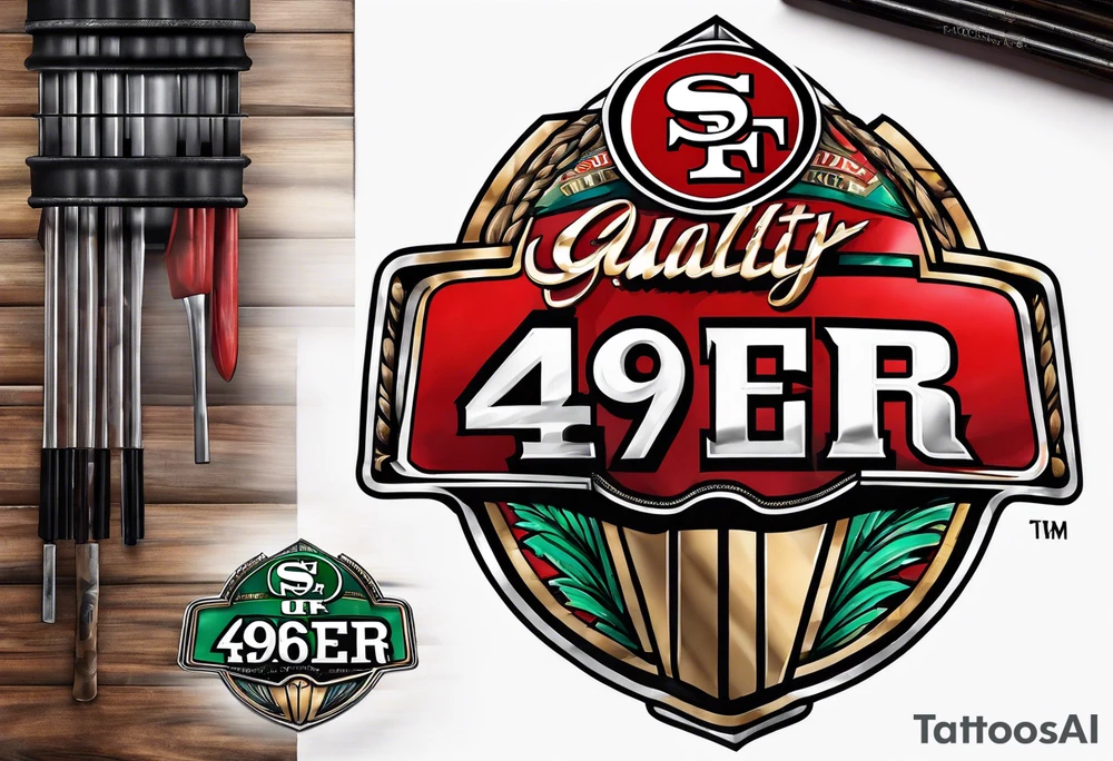 49er logo tattoo idea