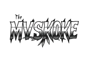The word “MVSKOKE” shaded with Native American print tattoo idea