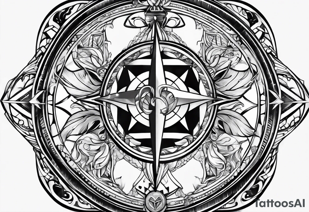 trinity know
arrow
family names tattoo idea
