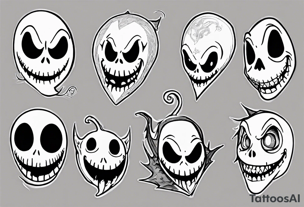 jack skellington and sully tattoo idea