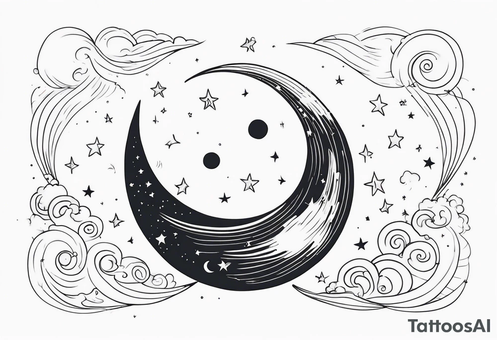 I love you to the moon and back tattoo idea