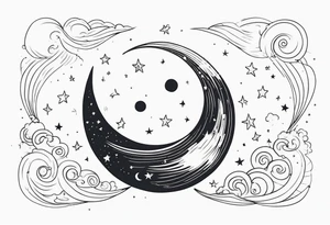 I love you to the moon and back tattoo idea