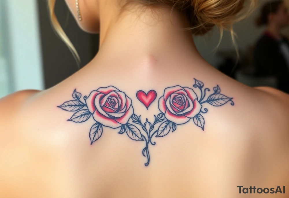 Im a twinky male and want a pretty tattoo on my torso. I like roses, kisses, hearts, and kink tattoo idea