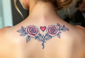 Im a twinky male and want a pretty tattoo on my torso. I like roses, kisses, hearts, and kink tattoo idea