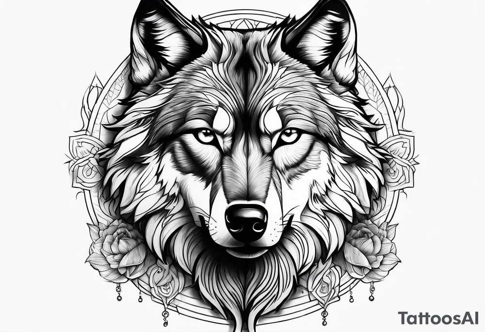 Stoic Wolf tattoo idea