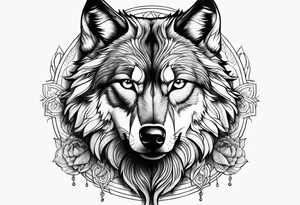 Stoic Wolf tattoo idea