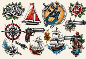 tattoo gun tattoo idea