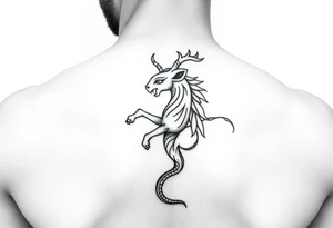 Aquarius realistic tattoo idea