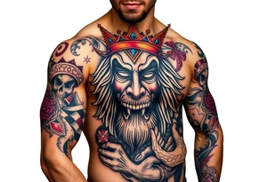 circus king tattoo idea