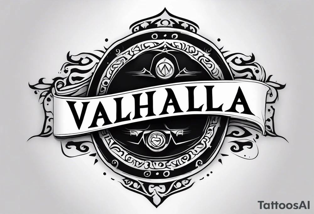 Valhalla tattoo idea