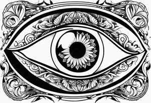 forearm has to involve June birth year and a eye tattoo idea