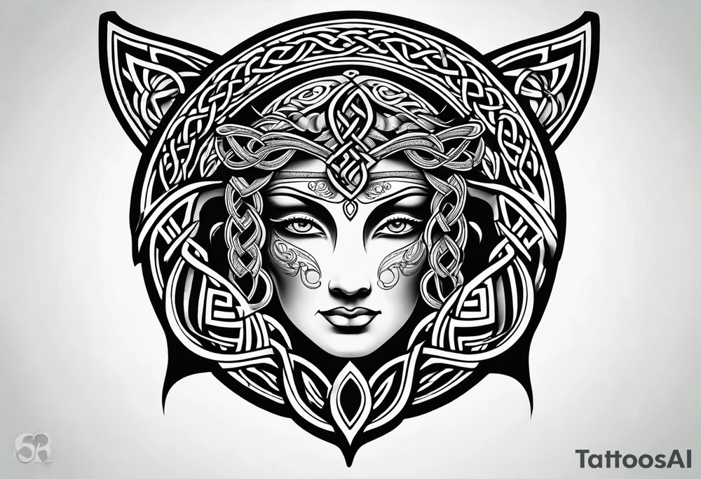 Celtic symbol for mother tattoo idea
