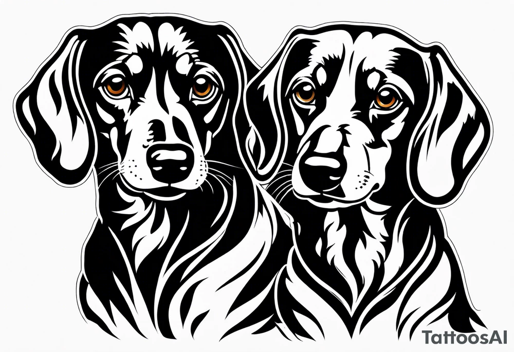 Dachshund tattoo idea