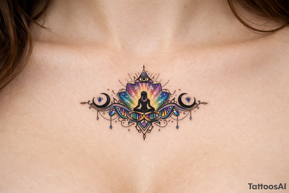 dna comciousness higher self awakening under boob tattoo tattoo idea