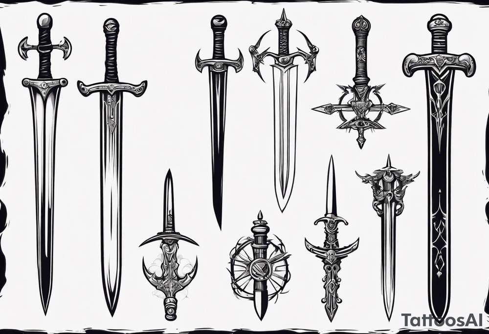 Sword tattoo idea