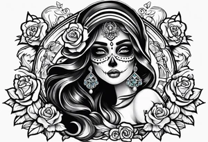 La muerte tattoo idea