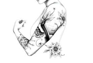 Trinidad and Tobago theme tattoo idea