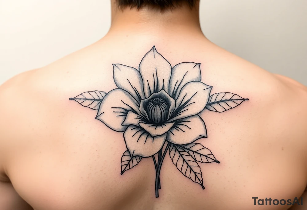 flower that represents the birth months of February March april tattoo idea