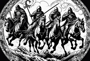 Four Horsemen of the Apocalypse tattoo idea