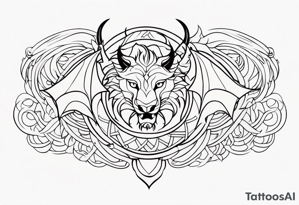 Chimera tattoo idea