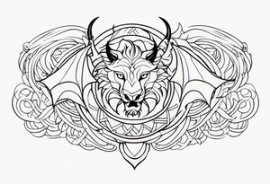 Chimera tattoo idea