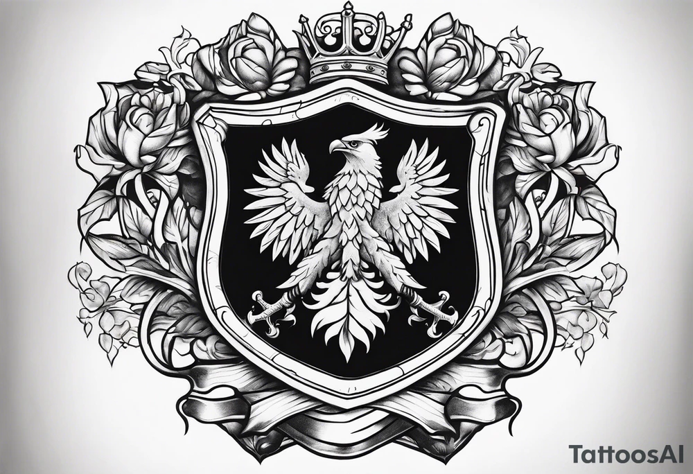 Collins family crest chest tattoo tattoo idea