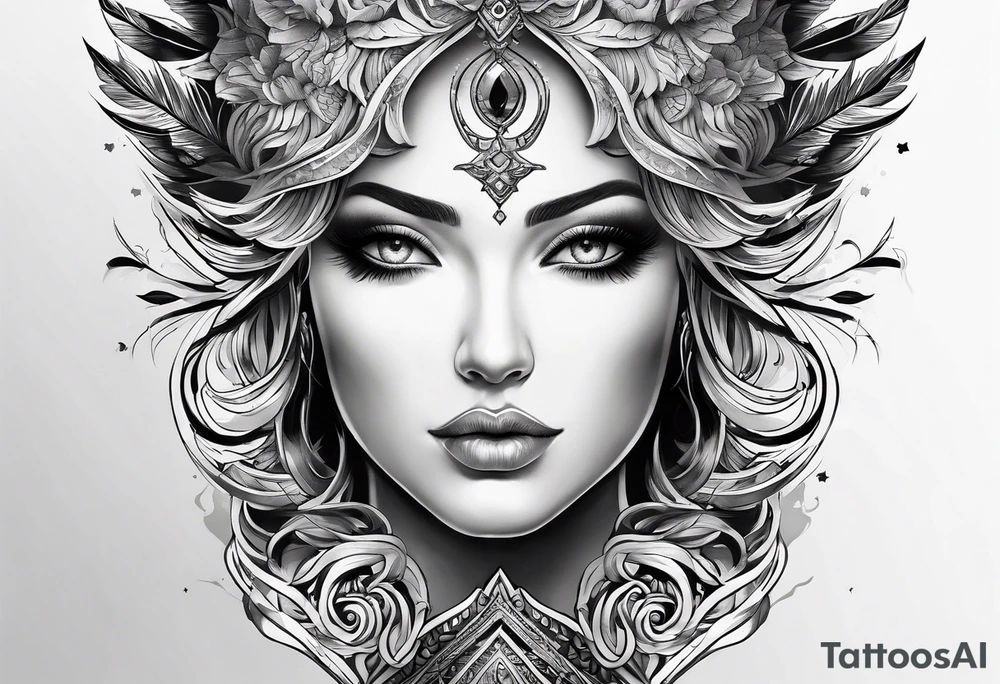 a symbol of firmness of spirit, strength and stability tattoo idea