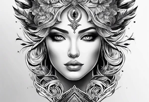 a symbol of firmness of spirit, strength and stability tattoo idea