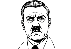 adolf hitler tattoo idea