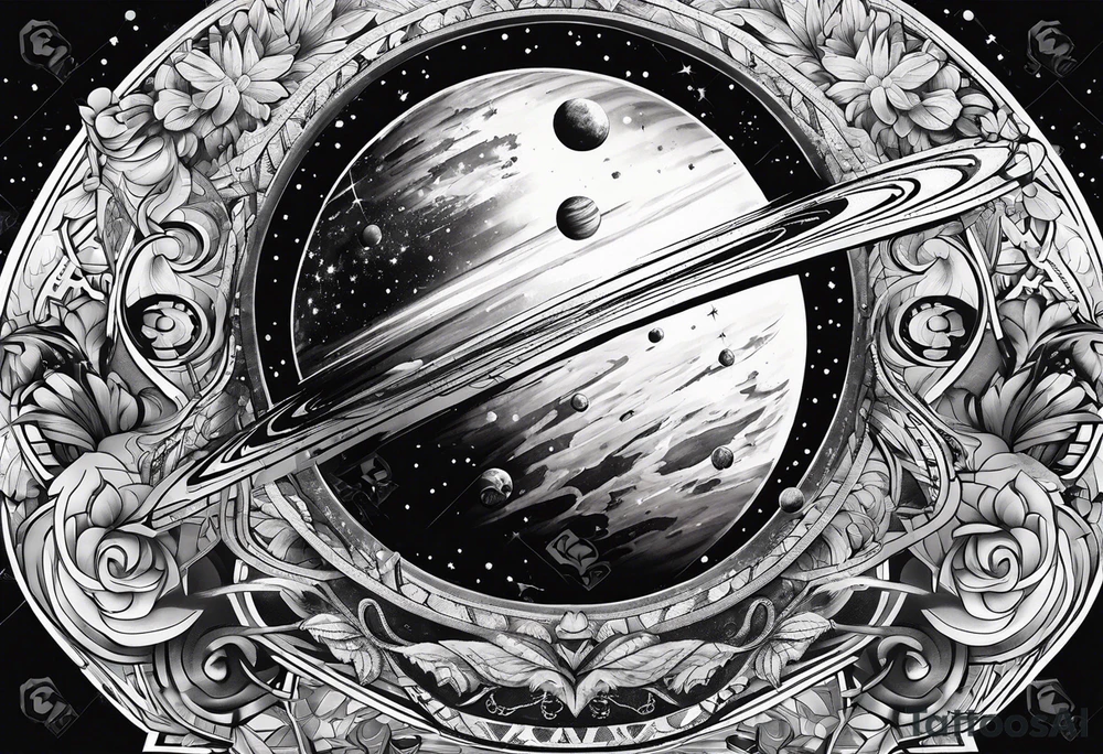 galaxy tattoo idea